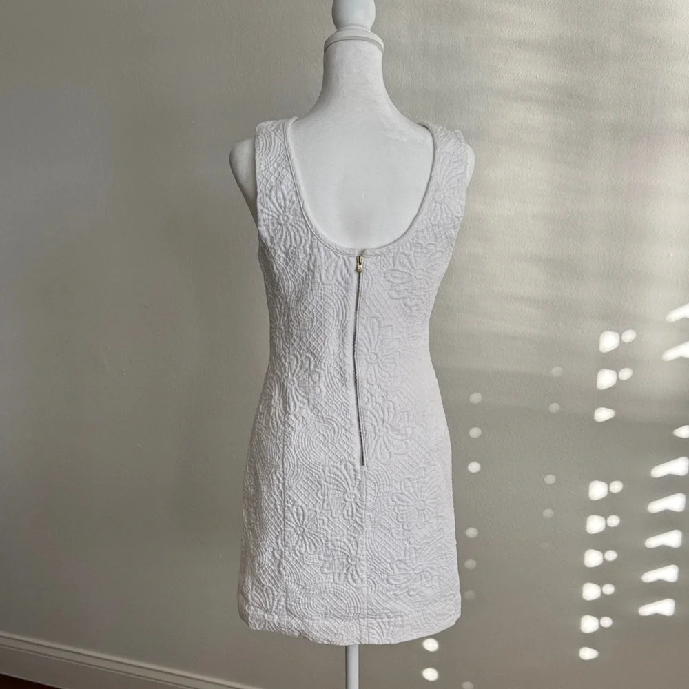 Lilly Pulitzer White Dress with Pink Embroidery - Picture 6 of 14